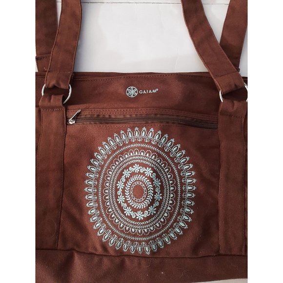 Brown Mandala Tote Bag - Picture 2 of 6